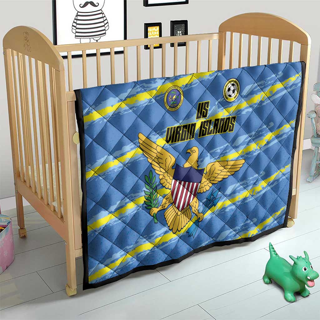 US Virgin Islands Soccer Quilt Team Dashing Eagles Come On