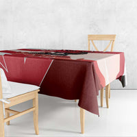 Canada Day 1867 Tablecloth Moose With Maple Leaves