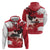 Personalised Canada Day 1867 Zip Hoodie Moose With Maple Leaves