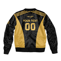 Custom Football 2025 Mexico Bomber Jacket Special Gold Edition