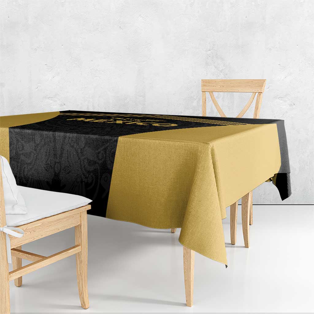 Football 2025 Mexico Tablecloth Special Gold Edition
