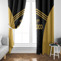 Football 2025 Mexico Window Curtain Special Gold Edition