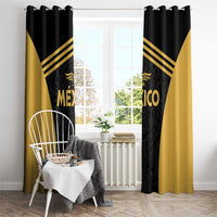 Football 2025 Mexico Window Curtain Special Gold Edition