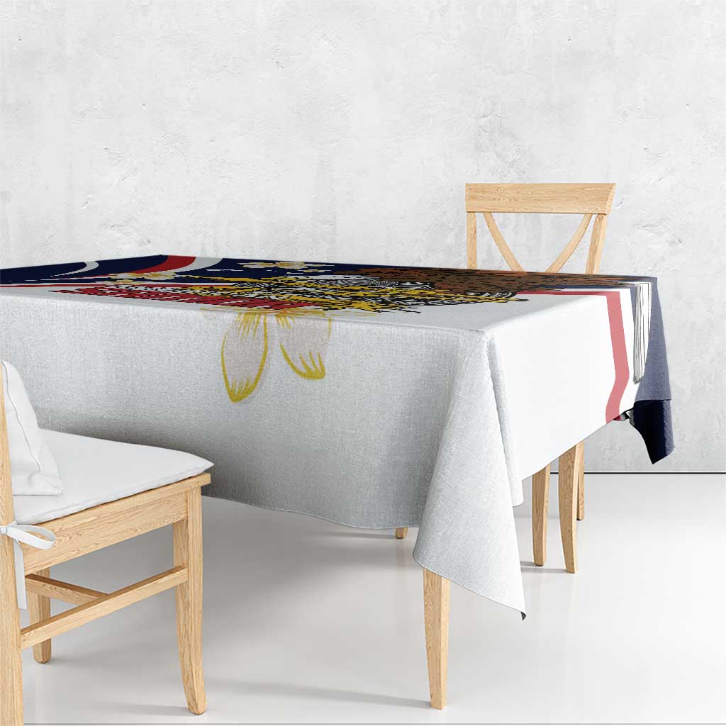 American Samoa Tablecloth Amerika Samoa Bald Eagle