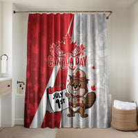 Canada Day Bathroom Set Beaver Mountie Maple Leaves