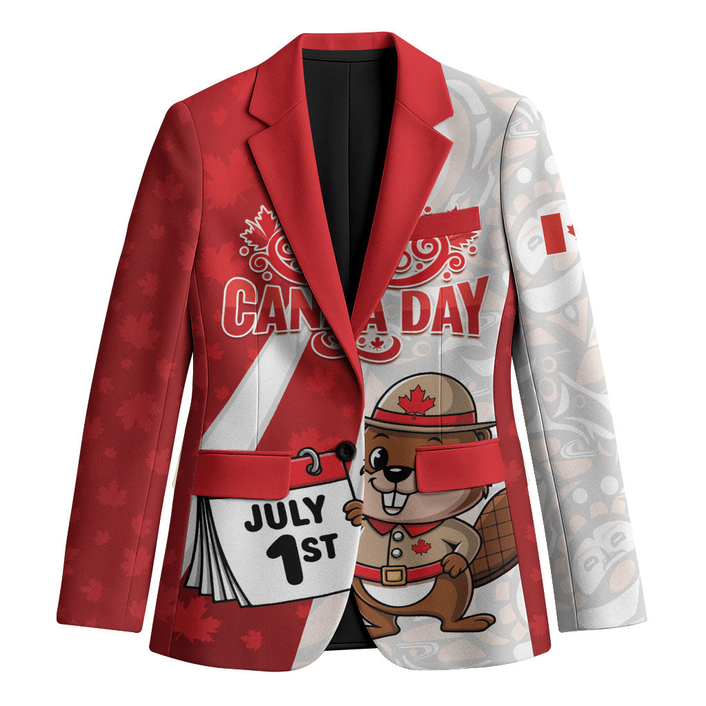 Personalised Canada Day Blazer Beaver Mountie Maple Leaves
