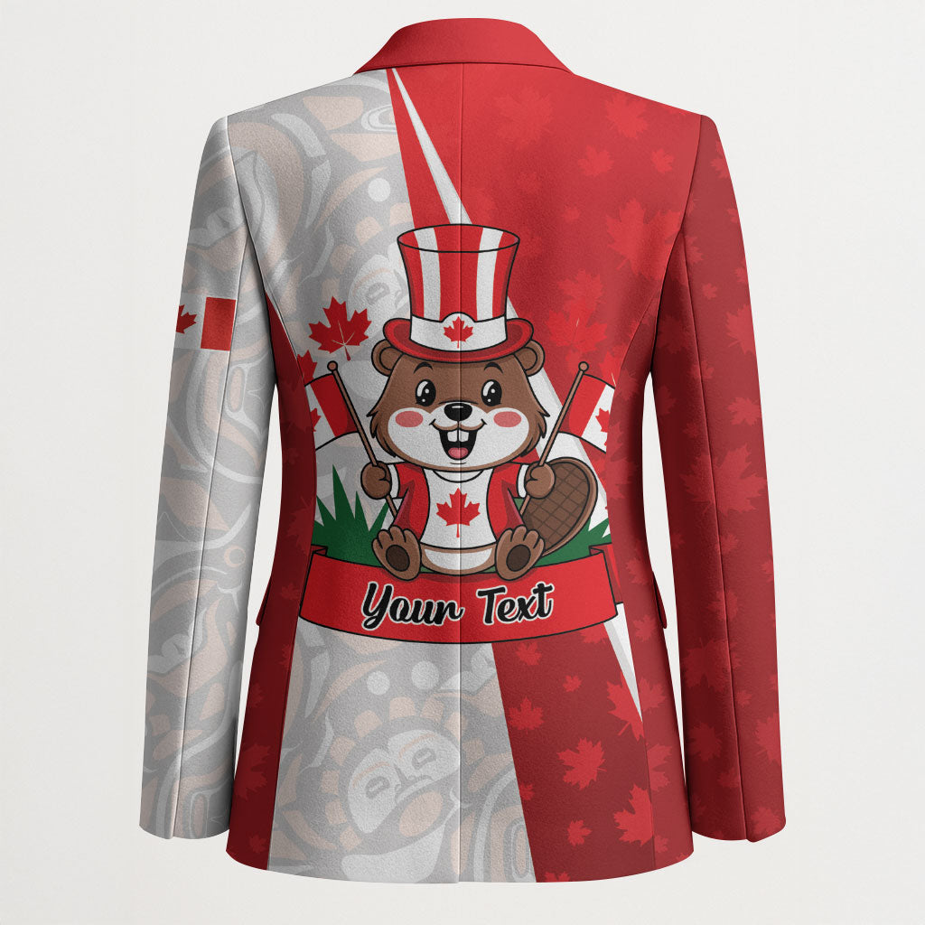 Personalised Canada Day Blazer Beaver Mountie Maple Leaves