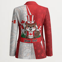 Personalised Canada Day Blazer Beaver Mountie Maple Leaves