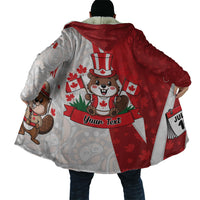 Personalised Canada Day Cloak Beaver Mountie Maple Leaves