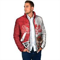 Personalised Canada Day Padded Jacket Beaver Mountie Maple Leaves