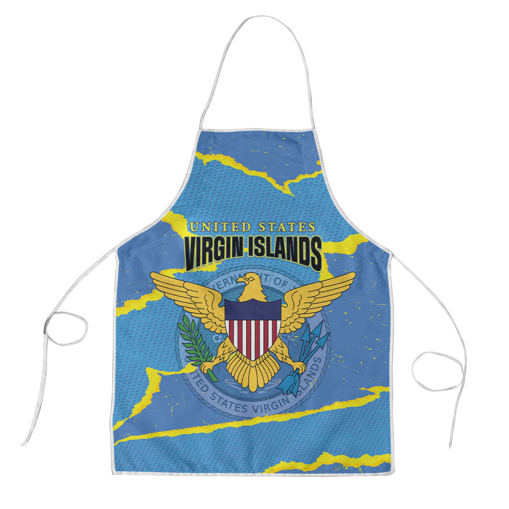 US Virgin Islands Apron Grunge Stylized