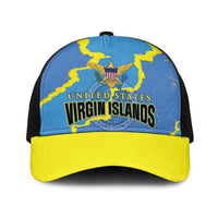 US Virgin Islands Baseball Net Cap Grunge Stylized