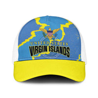 US Virgin Islands Baseball Net Cap Grunge Stylized