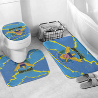 US Virgin Islands Bathroom Set Grunge Stylized
