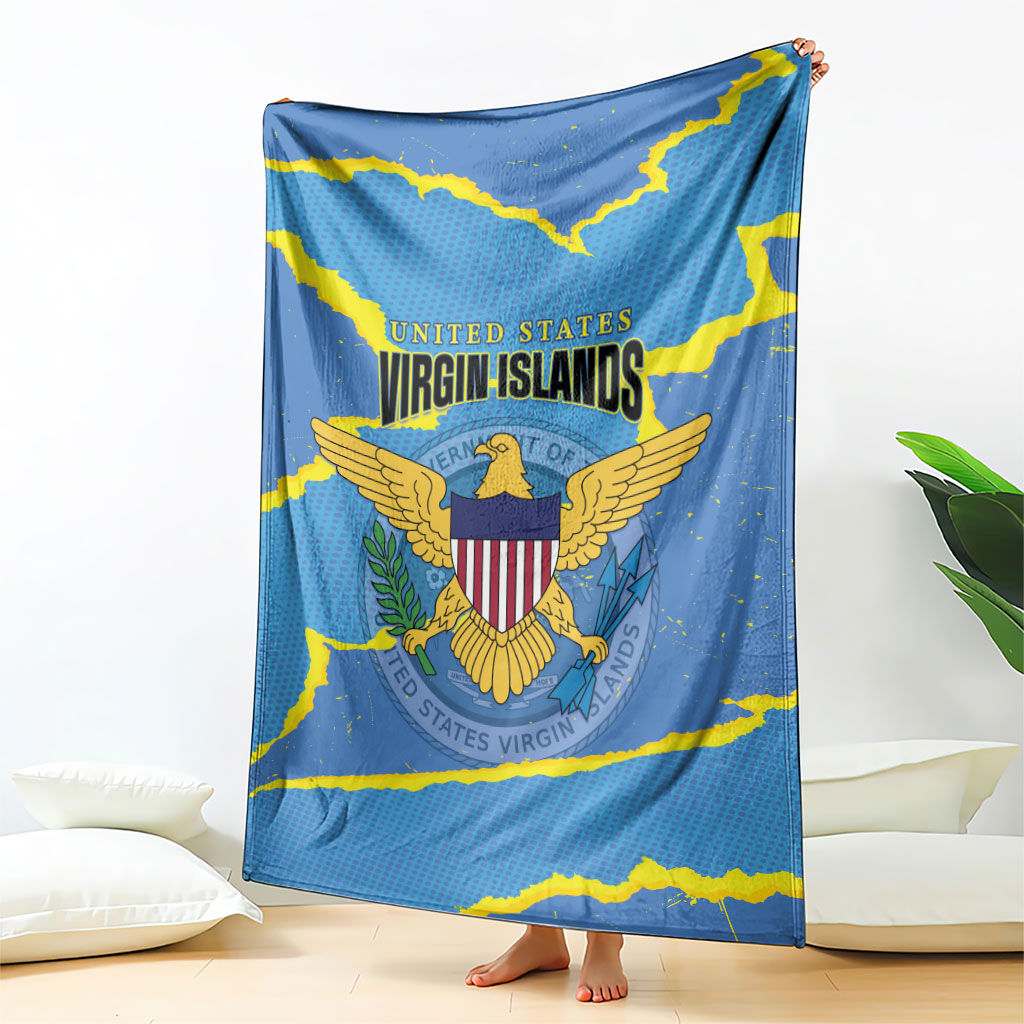US Virgin Islands Blanket Grunge Stylized