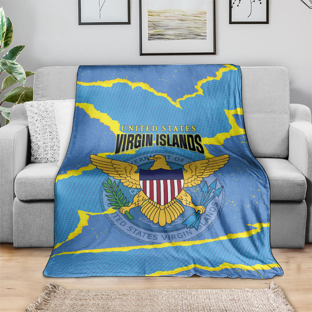 US Virgin Islands Blanket Grunge Stylized