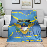 US Virgin Islands Blanket Grunge Stylized
