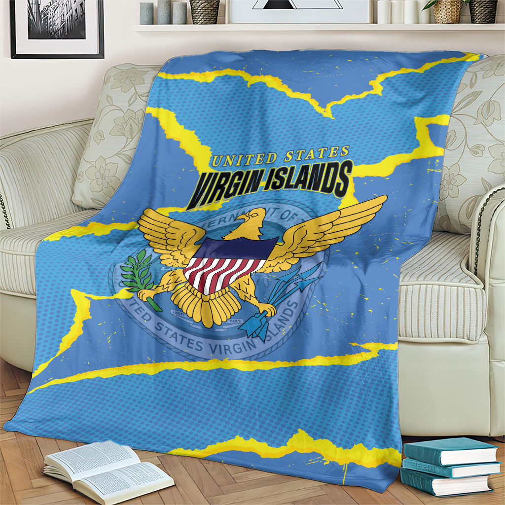 US Virgin Islands Blanket Grunge Stylized