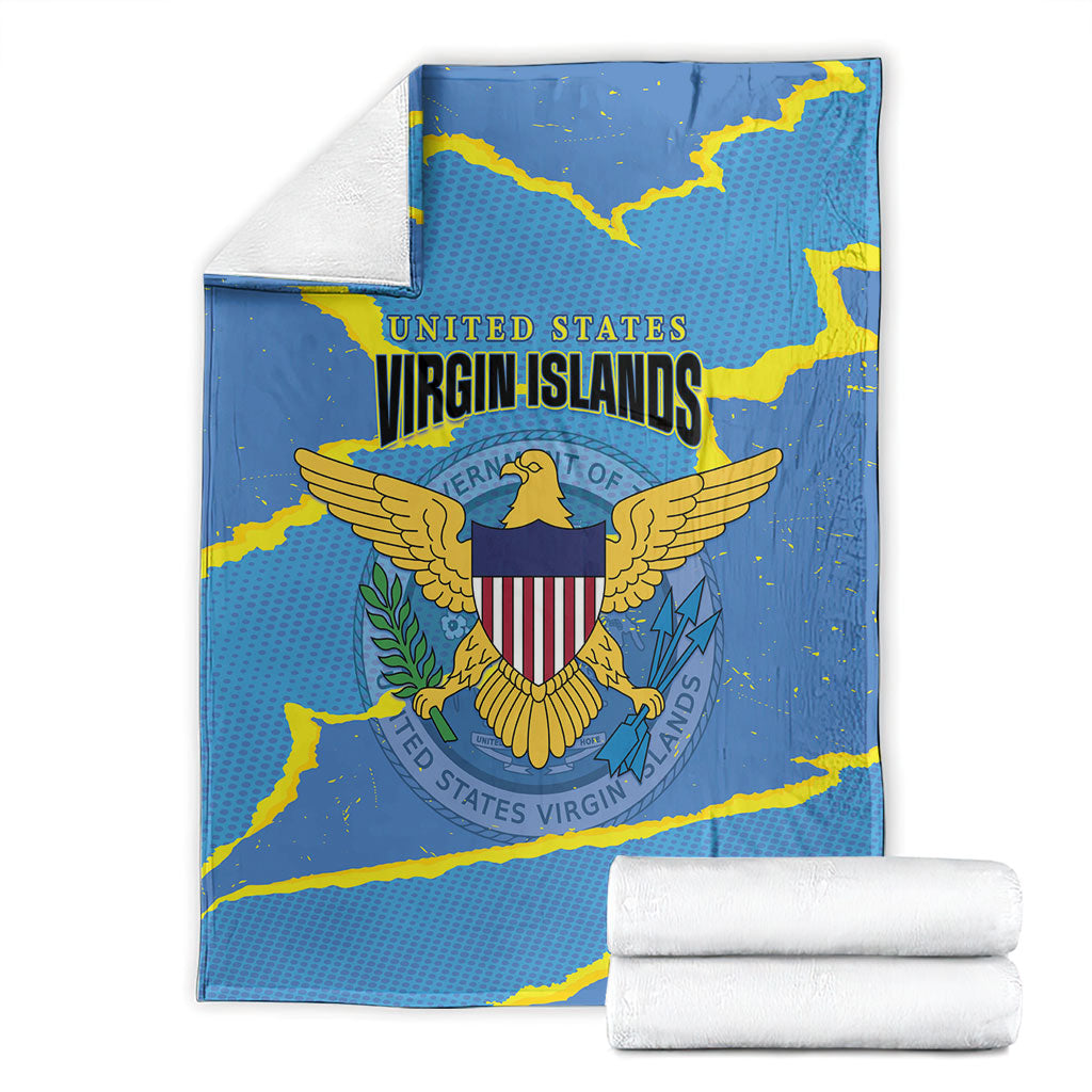 US Virgin Islands Blanket Grunge Stylized