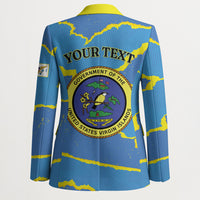 Personalized US Virgin Islands Blazer Grunge Stylized