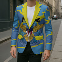 Personalized US Virgin Islands Blazer Grunge Stylized