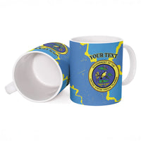 Personalized US Virgin Islands Ceramic Mug Grunge Stylized