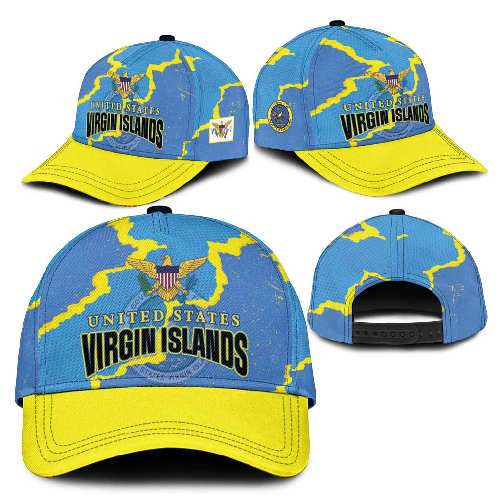 US Virgin Islands Classic Cap Grunge Stylized