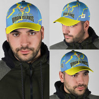 US Virgin Islands Classic Cap Grunge Stylized