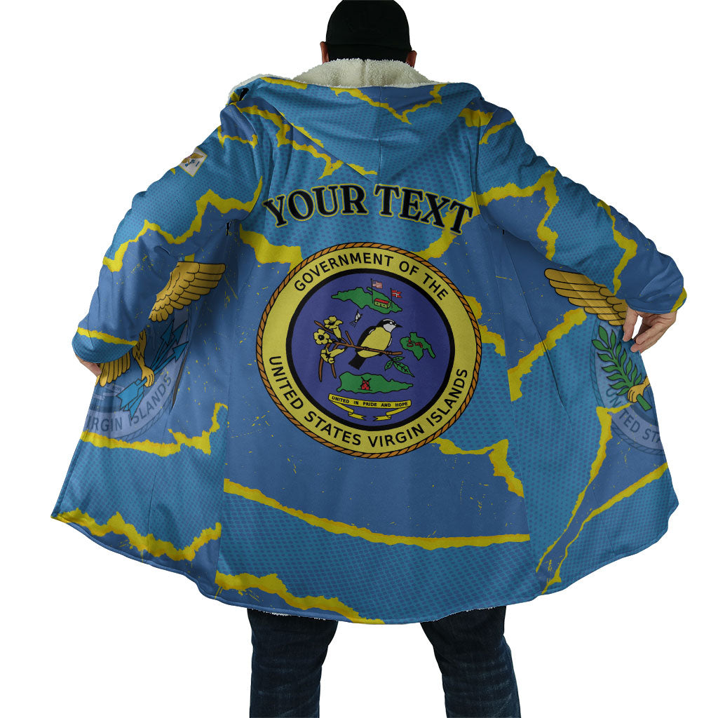Personalized US Virgin Islands Cloak Grunge Stylized