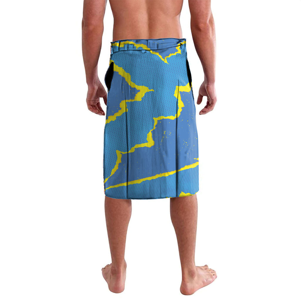 Personalized US Virgin Islands Lavalava Grunge Stylized
