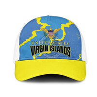 US Virgin Islands Mesh Trucker Cap Grunge Stylized