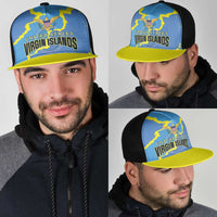 US Virgin Islands Mesh Trucker Cap Grunge Stylized