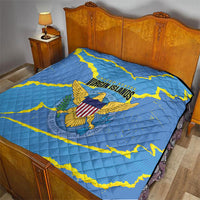 US Virgin Islands Quilt Grunge Stylized