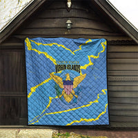 US Virgin Islands Quilt Grunge Stylized
