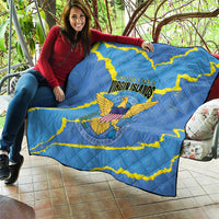 US Virgin Islands Quilt Grunge Stylized