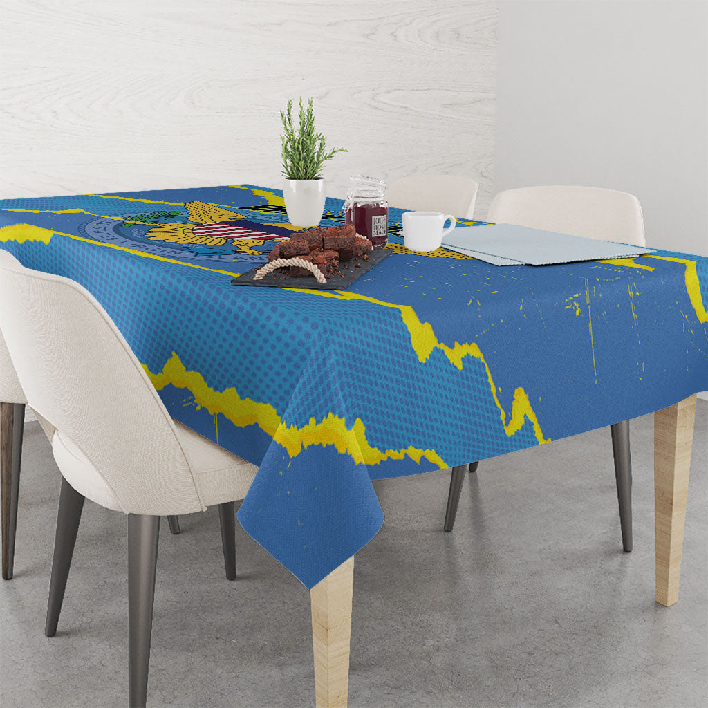 US Virgin Islands Tablecloth Grunge Stylized