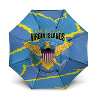 US Virgin Islands Umbrella Grunge Stylized