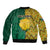 South Africa Bomber Jacket Springbok and Proteas African Pattern - Wonder Print Shop