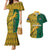 South Africa Couples Matching Mermaid Dress And Hawaiian Shirt Springbok and Proteas African Pattern - Wonder Print Shop