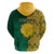 South Africa Hoodie Springbok and Proteas African Pattern - Wonder Print Shop