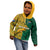 South Africa Kid Hoodie Springbok and Proteas African Pattern - Wonder Print Shop