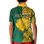 South Africa Kid Polo Shirt Springbok and Proteas African Pattern - Wonder Print Shop