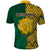 South Africa Polo Shirt Springbok and Proteas African Pattern - Wonder Print Shop