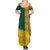 South Africa Summer Maxi Dress Springbok and Proteas African Pattern - Wonder Print Shop