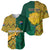 Personalised South Africa Baseball Jersey Springbok and Proteas African Pattern - Wonder Print Shop