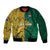 Personalised South Africa Bomber Jacket Springbok and Proteas African Pattern - Wonder Print Shop