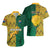 Personalised South Africa Hawaiian Shirt Springbok and Proteas African Pattern - Wonder Print Shop