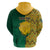 Personalised South Africa Hoodie Springbok and Proteas African Pattern - Wonder Print Shop