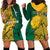 Personalised South Africa Hoodie Dress Springbok and Proteas African Pattern - Wonder Print Shop