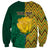 Personalised South Africa Sweatshirt Springbok and Proteas African Pattern - Wonder Print Shop